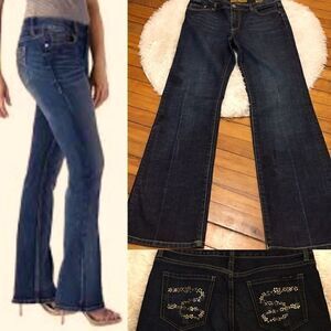 Seven7 Rhinestone Pocket Flare 